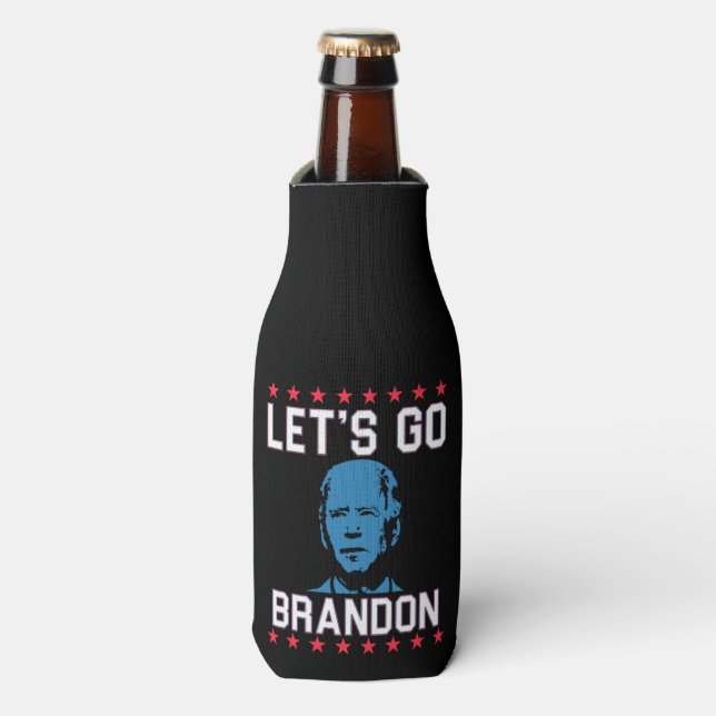 Let's Go Brandon Bottle Cooler (Bottle Front)
