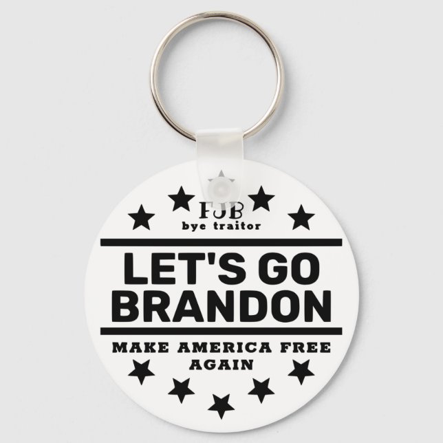 Lets Go Brandon BT  Key Ring (Front)