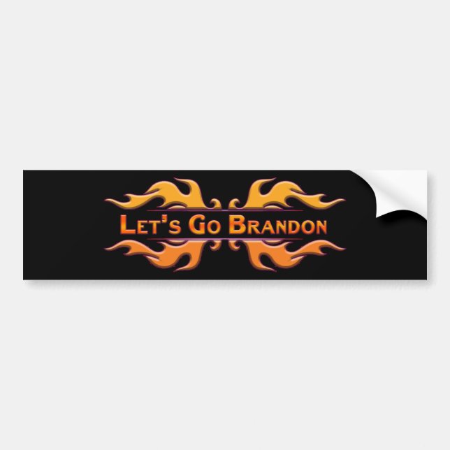 Let's Go Brandon Bumper Sticker (Front)