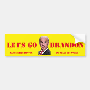 LET'S GO BRANDON BUMPER STICKER