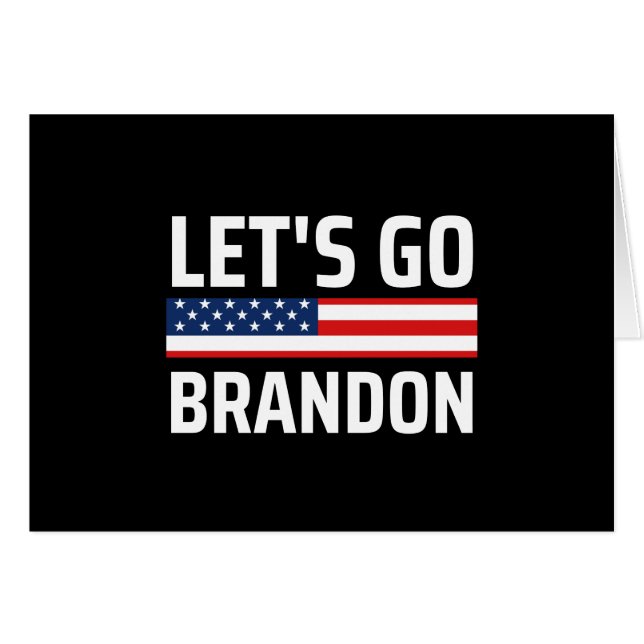 lets go brandon chant joe biden, funny lets go bra (Front Horizontal)