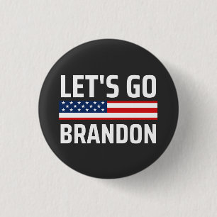 lets go brandon chant joe biden, funny lets go bra 3 cm round badge