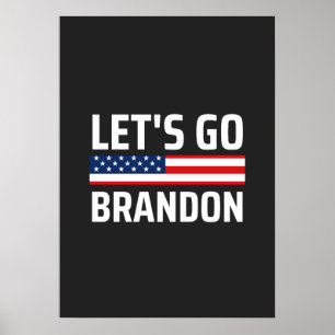 lets go brandon chant joe biden, funny lets go bra poster