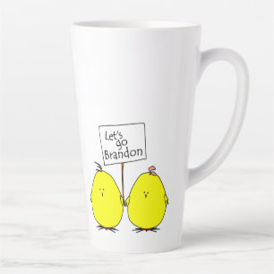 Let's Go Brandon Chicks Latte Mug