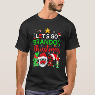 Let's Go Brandon Christmas 2021 Fun Anti Biden Xma T-Shirt