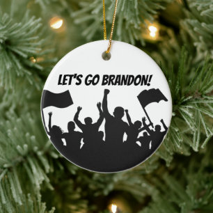 LET'S GO BRANDON! CHRISTMAS ORNAMENT