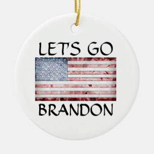 LET'S GO BRANDON CHRISTMAS Ornament