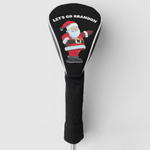 LET'S GO BRANDON CHRISTMAS SANTA GOLF DRIVER COVER