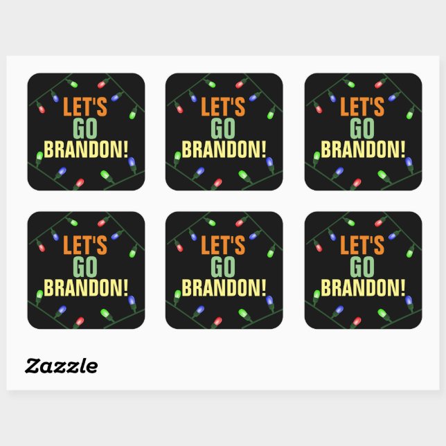 LET'S GO BRANDON! CHRISTMAS Stickers (Sheet)