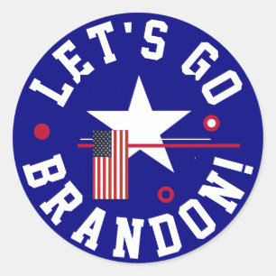 Lets go Brandon   Classic Round Sticker