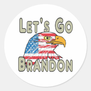 Let's Go Brandon Classic Round Sticker