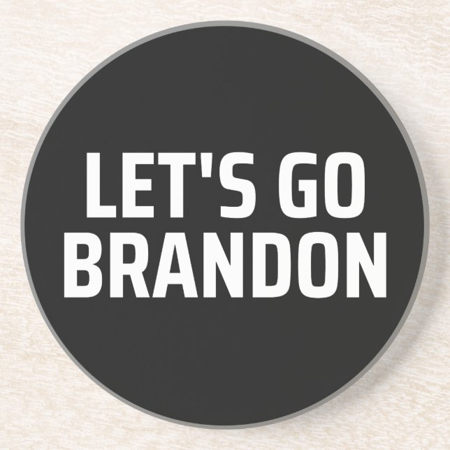 let's go brandon coaster (Front)
