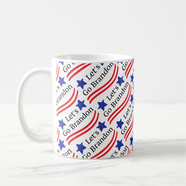 Let's Go Brandon Coffee Mug (Left)