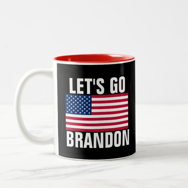 LET'S GO BRANDON COFFEE MUGS (Left)