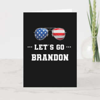 Let's Go Brandon Conservative US Flag JB Card