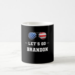 Let's Go Brandon Conservative US Flag JB Coffee Mug