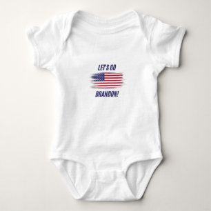 Lets Go Brandon! FJB Baby Bodysuit