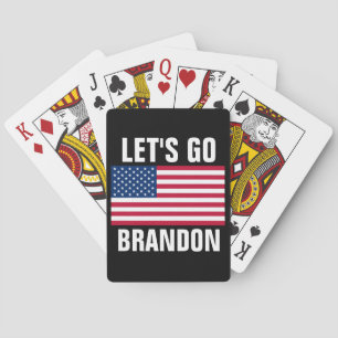 LET'S GO BRANDON FLAG PLAYING CARDS
