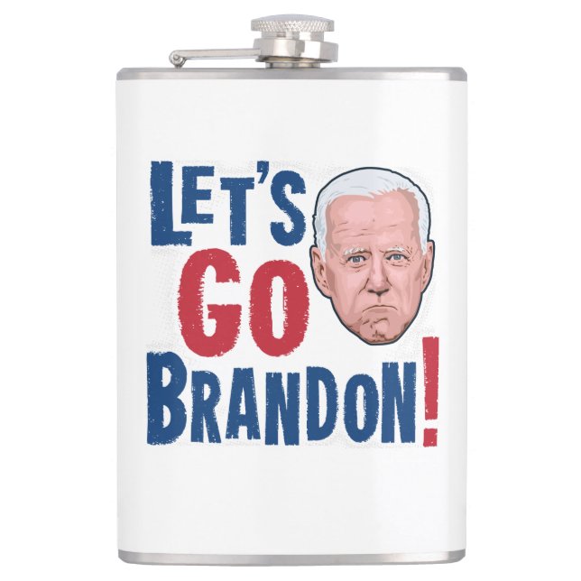 Let's Go Brandon  Flask (Front)