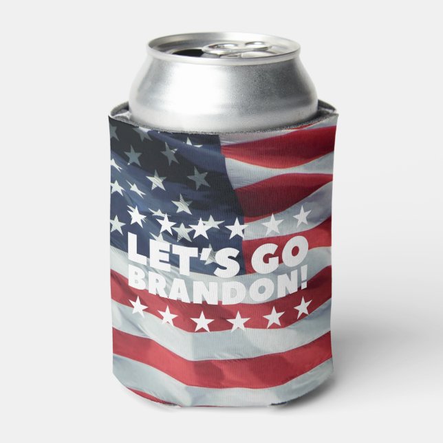 LET'S GO BRANDON! [Font 1] Can Cooler Tote (Can Front)
