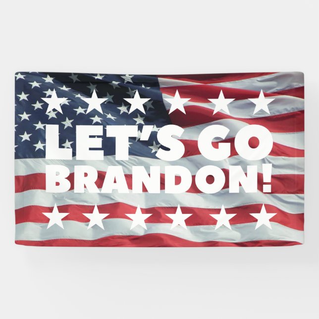 LET'S GO BRANDON! [Font 1] Vinyl Banner (Horizontal)