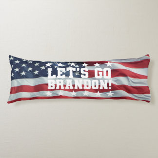 LET'S GO BRANDON! [Font 6] Body Pillow