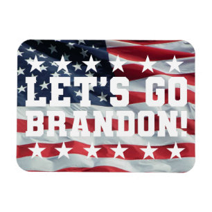 LET'S GO BRANDON! [Font 6] Flexible Photo Magnet