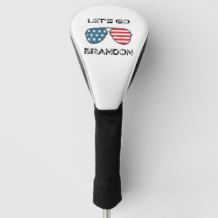 Let's Go Brandon Funny Biden Chant Flag Golf Head Cover