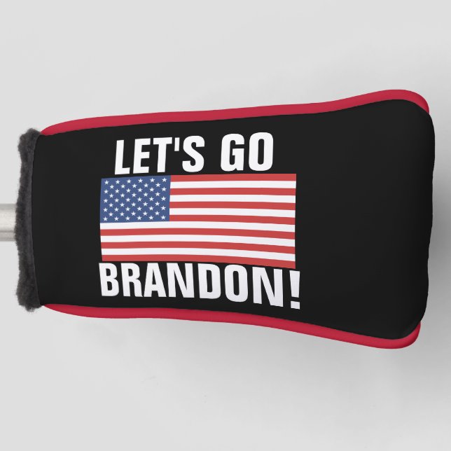 LET'S GO BRANDON! GOLF HEAD COVER (Front)