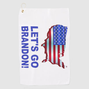 LET'S GO BRANDON GOLF TOWEL