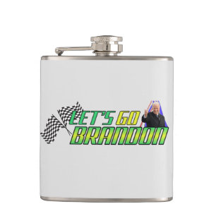 Let's Go Brandon  Hip Flask