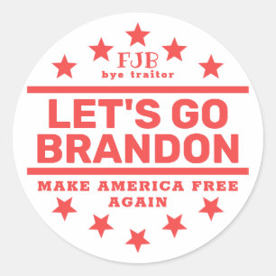 Let's Go Brandon II  Classic Round Sticker