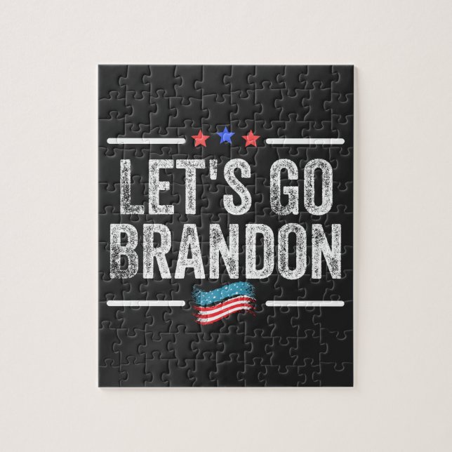 Let's Go Brandon Jigsaw Puzzle (Vertical)