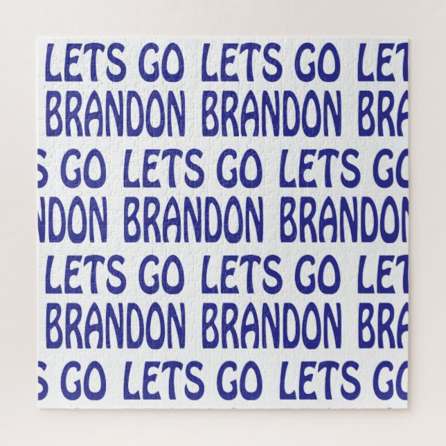 Lets Go Brandon Jigsaw Puzzle (Vertical)