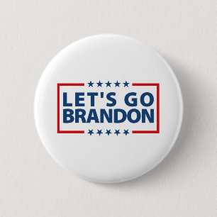 Let's Go Brandon, Joe Biden 6 Cm Round Badge