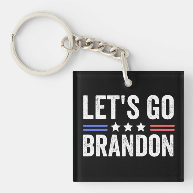 Let's Go Brandon Key Ring (Front)