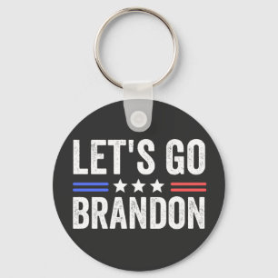 Let's Go Brandon Key Ring