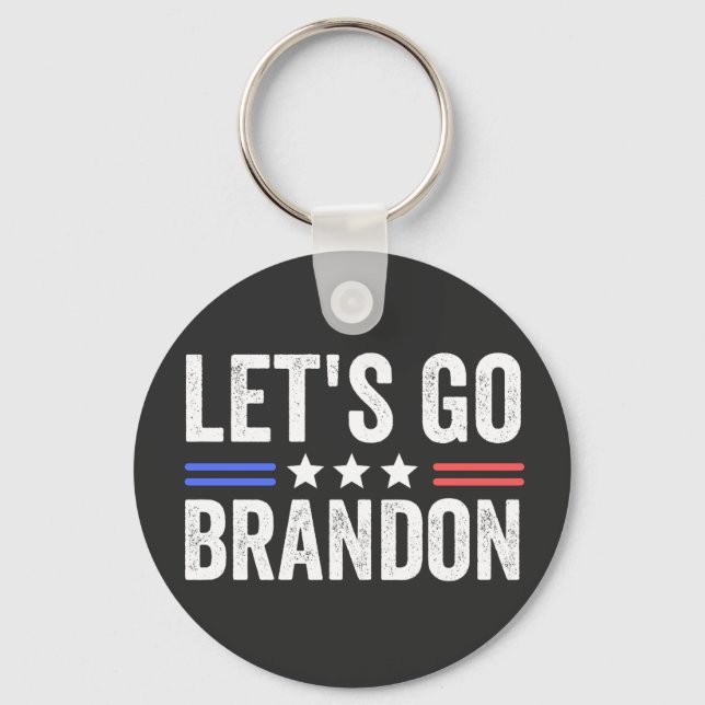 Let's Go Brandon Key Ring (Front)
