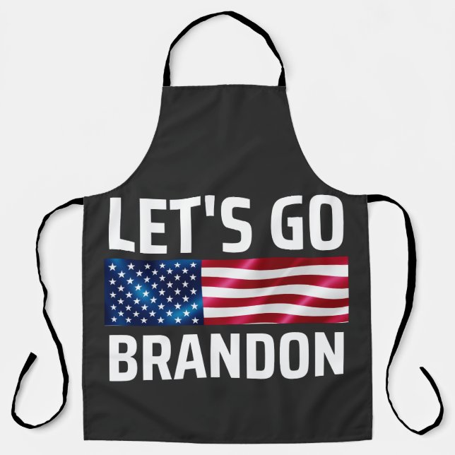 lets go brandon lets go brandon apron (Front)