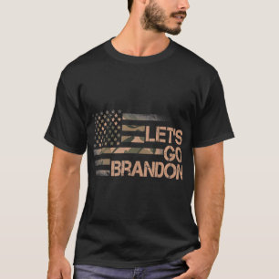 Let's Go Brandon Lets Go Brandon Camouflage Americ T-Shirt