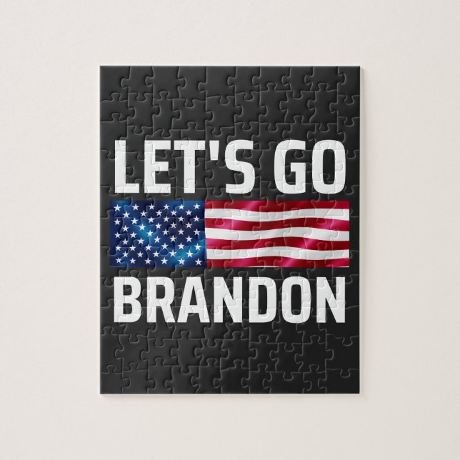 lets go brandon lets go brandon jigsaw puzzle (Vertical)