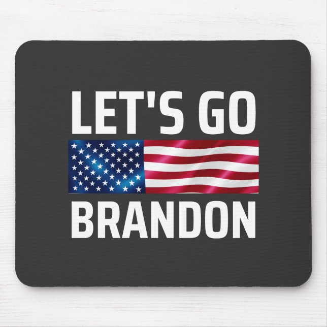 lets go brandon lets go brandon mouse mat (Front)