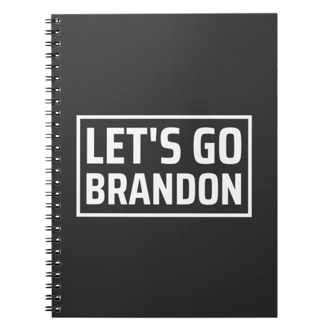lets go brandon lets go brandon notebook (Front)