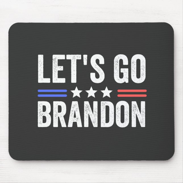 Let's Go Brandon Mouse Mat (Front)