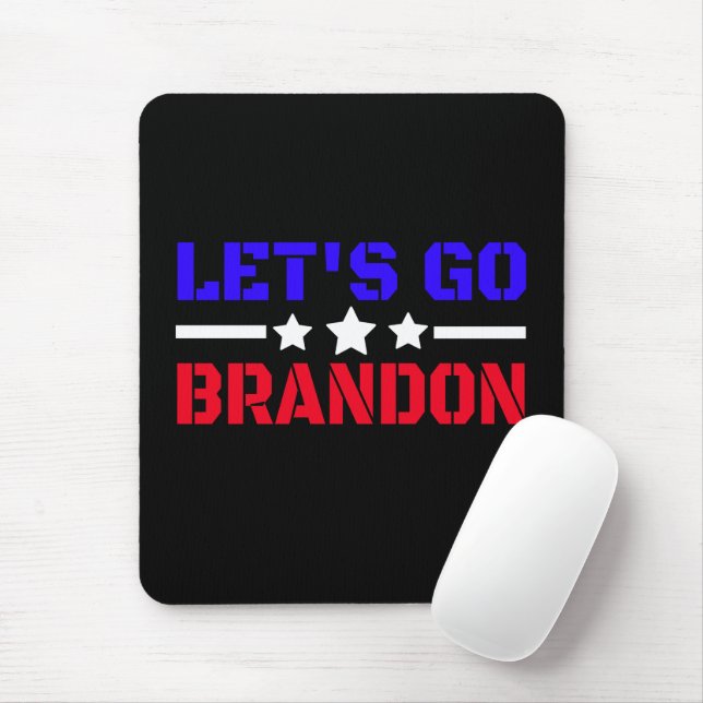 Let's Go Brandon      Mouse Mat (With Mouse)