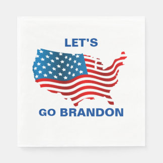 Lets Go Brandon Napkin