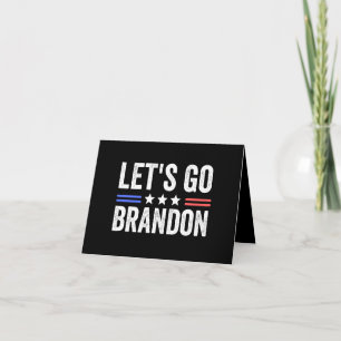 Let's Go Brandon Note Card