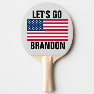 LET'S GO BRANDON Ping Pong Paddle