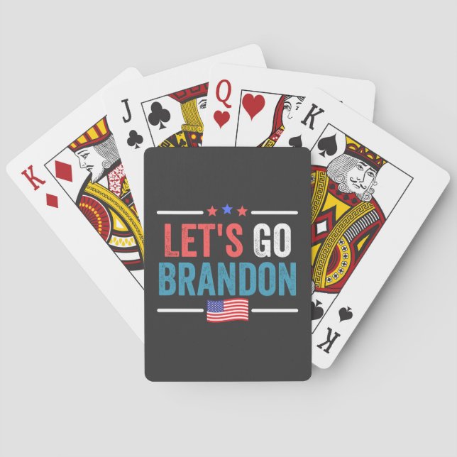 Let's Go Brandon Playing Cards (Back)