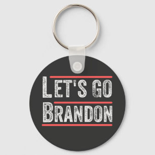 Lets Go Brandon Political Humour T Shirts Key Ring